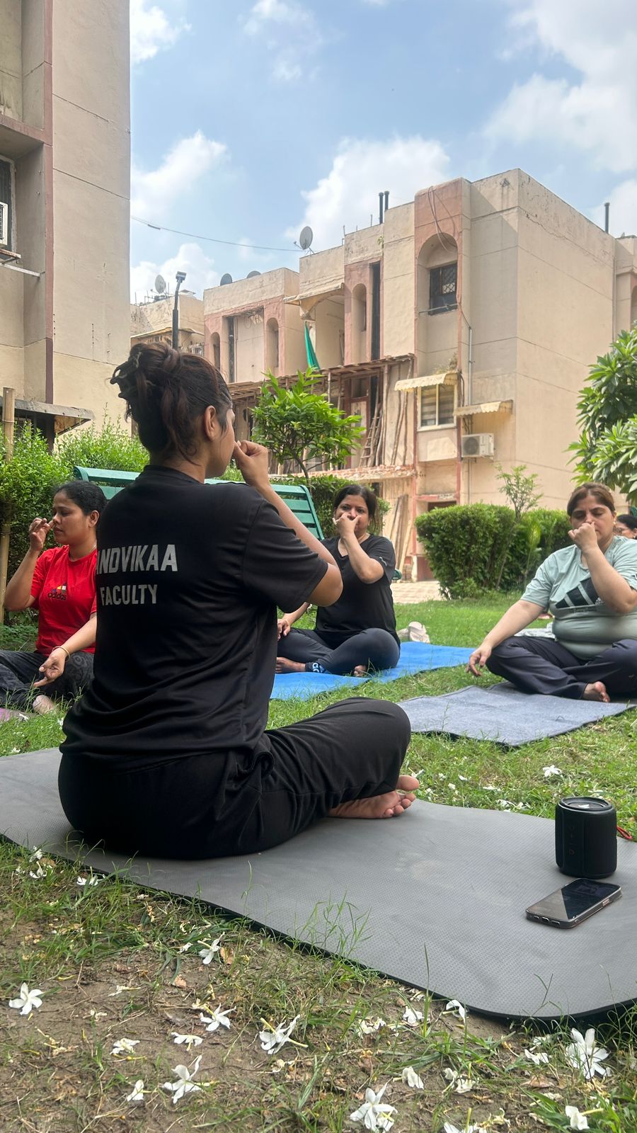 1 Hour chair yoga session in Chennai